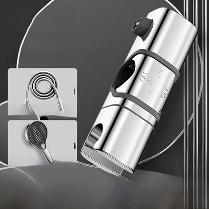 Hole-free shower bracket