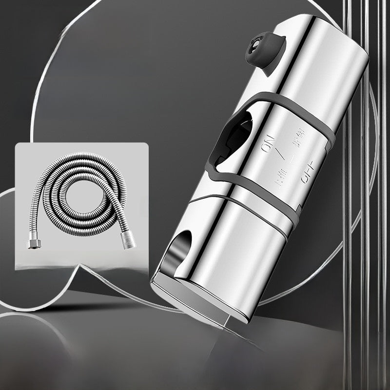 Hole-free shower bracket