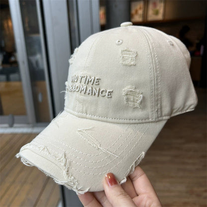 Hole-in-the-head baseball cap