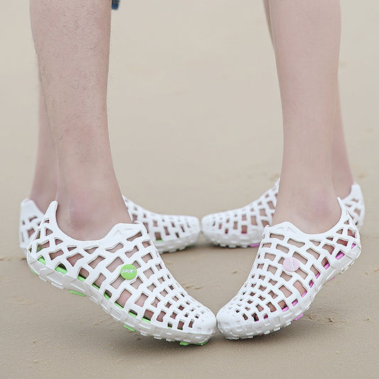 Hole-out breathable sandals