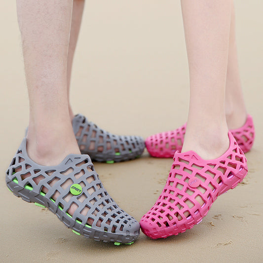 Hole-out breathable sandals