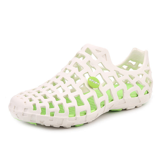 Hole-out breathable sandals