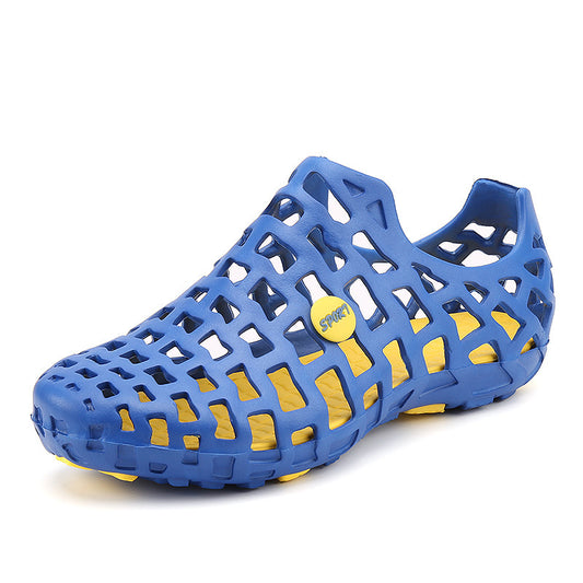 Hole-out breathable sandals