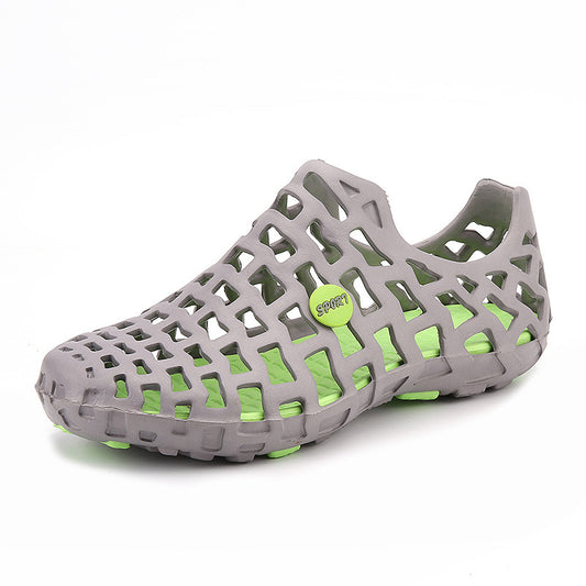 Hole-out breathable sandals