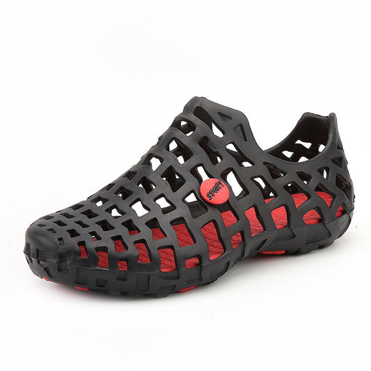 Hole-out breathable sandals