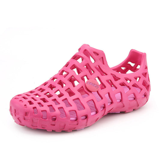 Hole-out breathable sandals