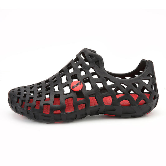 Hole-out breathable sandals