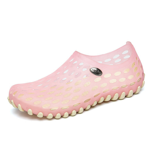 Hole-out breathable sandals