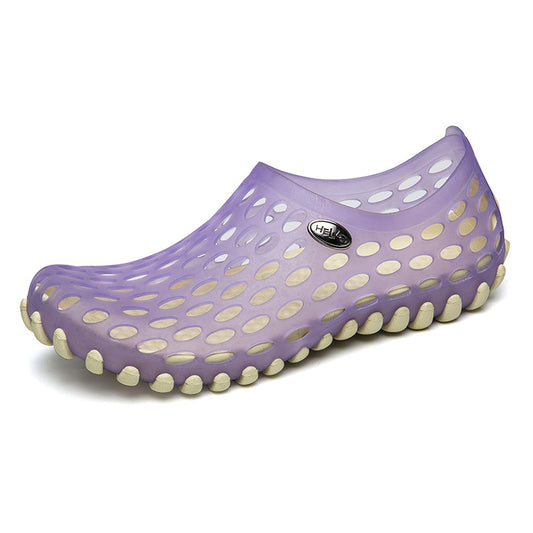 Hole-out breathable sandals