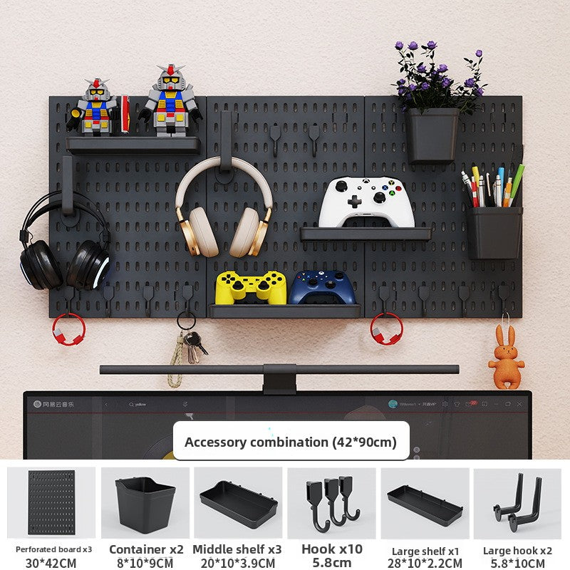 Hole panel accessory combination board