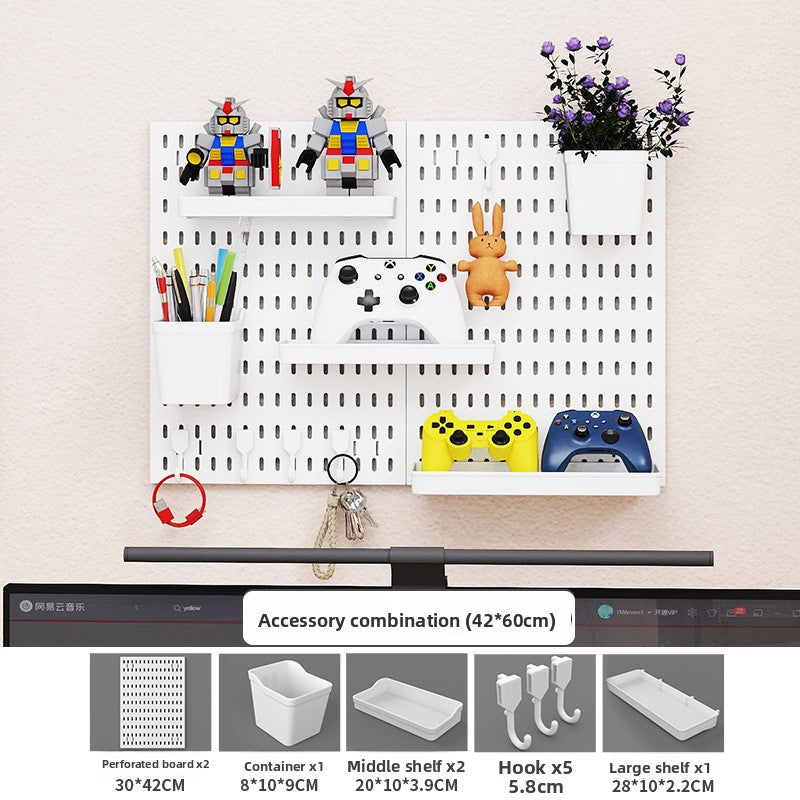 Hole panel accessory combination board