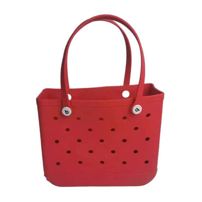 Hole-shaped backpack on one shoulder