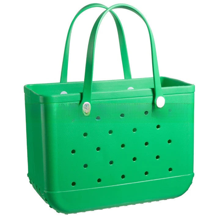 Hole-shaped beach bag