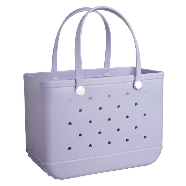 Hole-shaped beach bag
