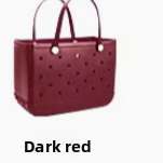 Hole-shaped beach bag