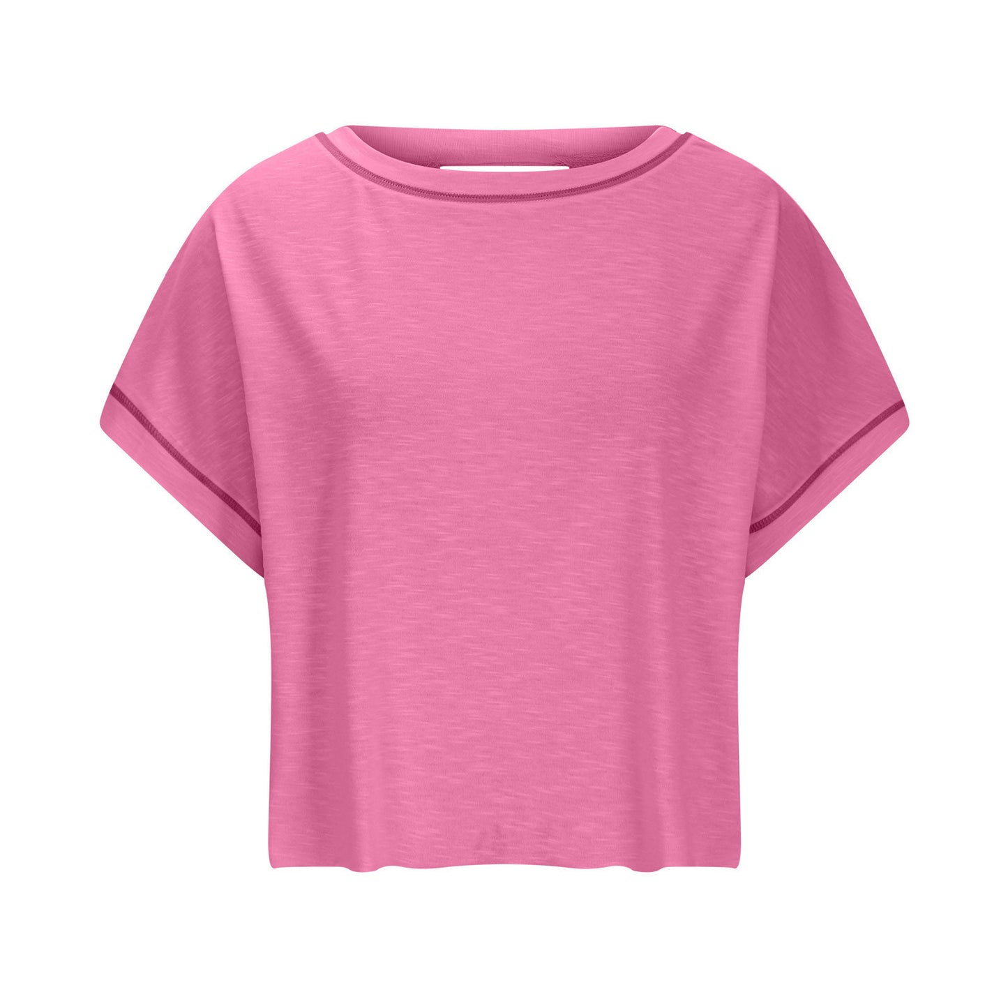 Hollow Backless Loose Short Sleeve T-shirt