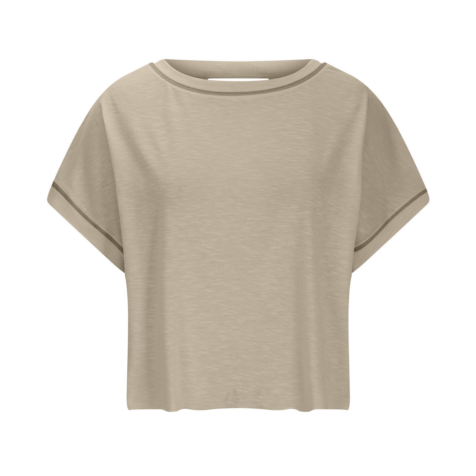 Hollow Backless Loose Short Sleeve T-shirt