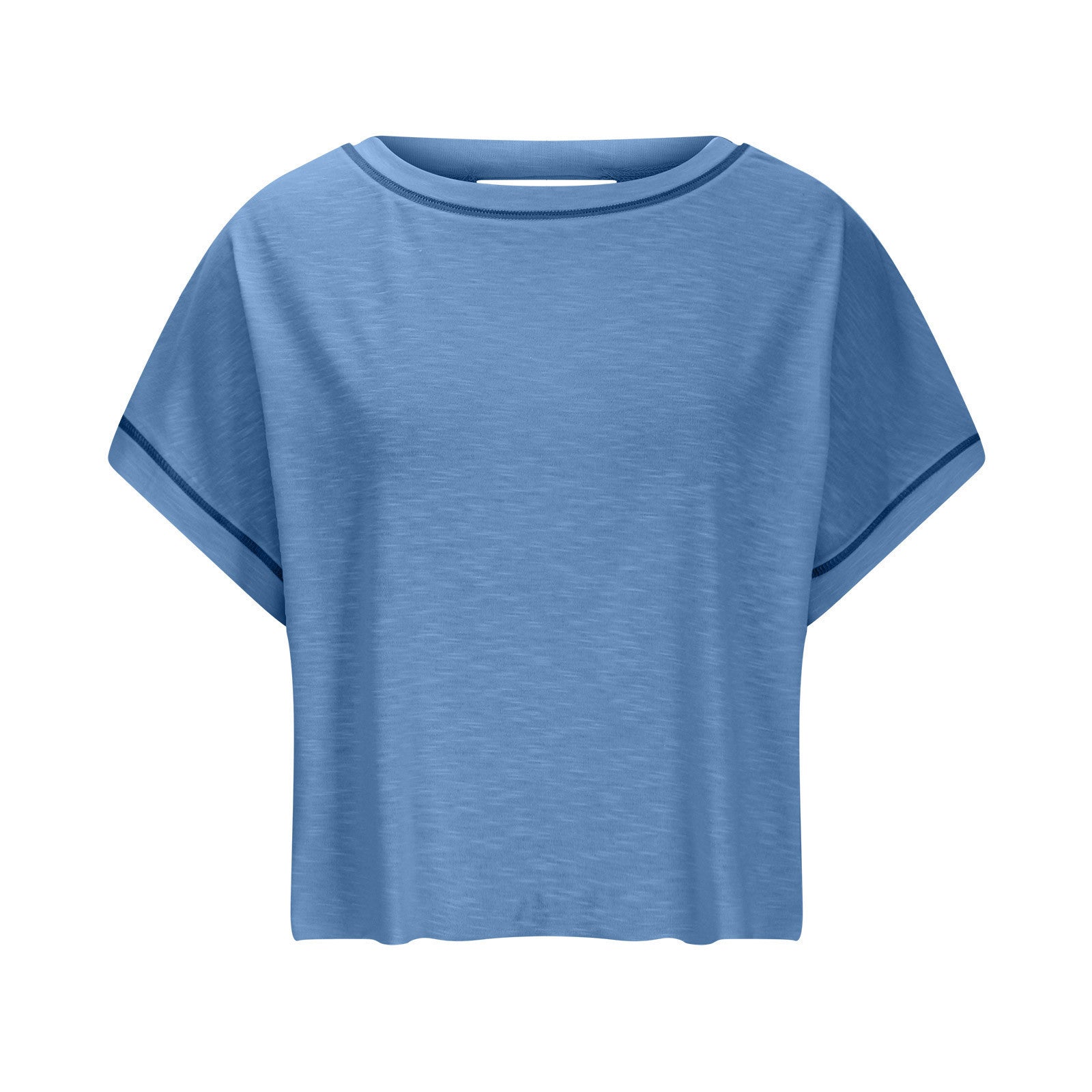 Hollow Backless Loose Short Sleeve T-shirt