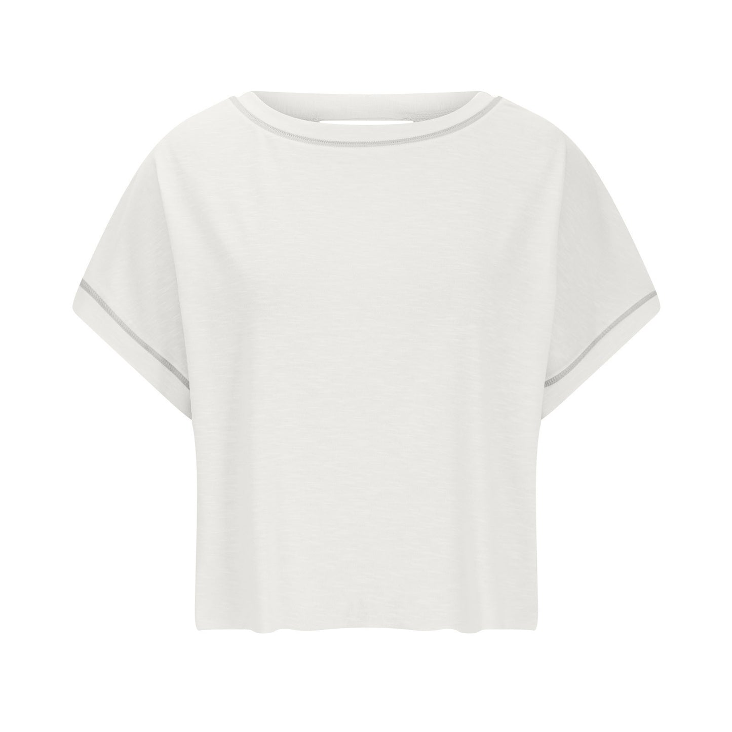 Hollow Backless Loose Short Sleeve T-shirt
