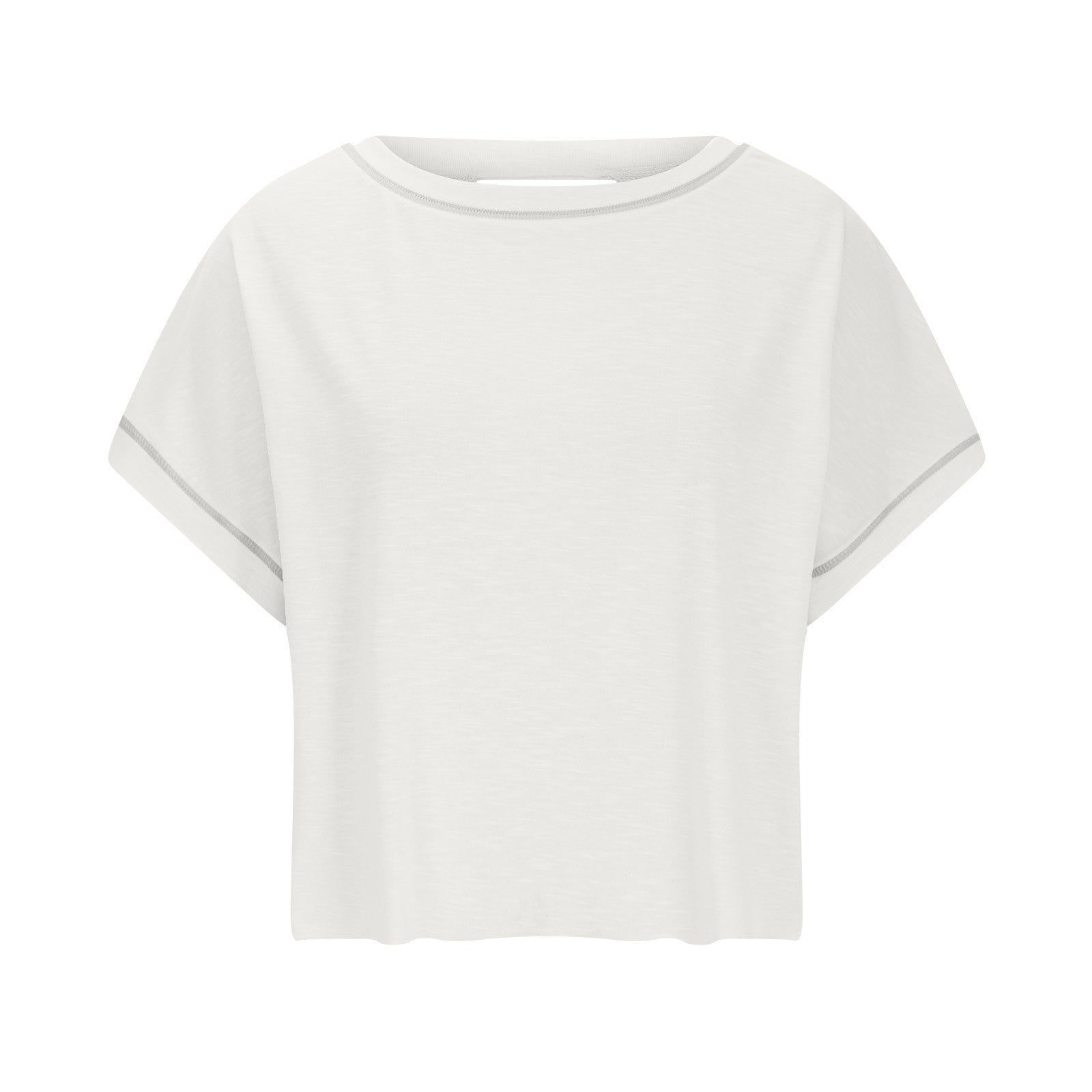 Hollow Backless Loose Short Sleeve T-shirt