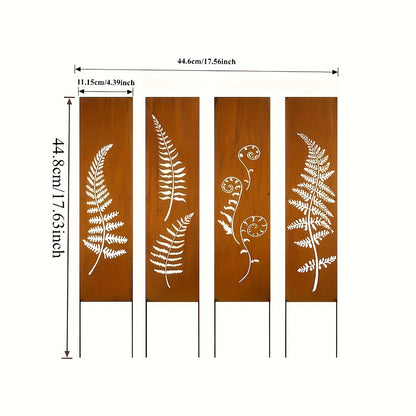 Hollow Fern Metal Garden Decoration