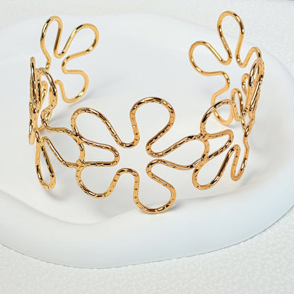 Hollow Flower Butterfly Bracelet