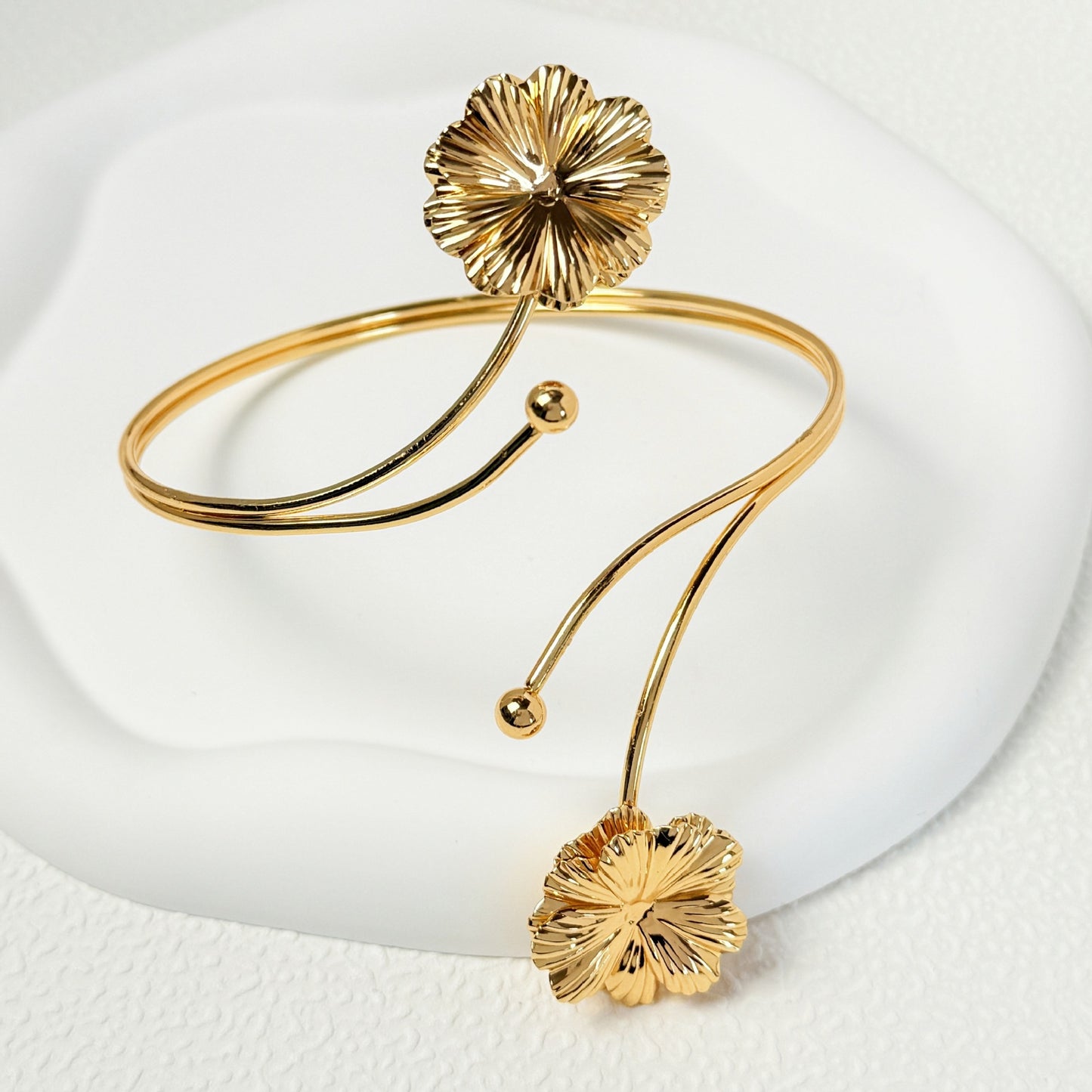 Hollow Flower Butterfly Bracelet