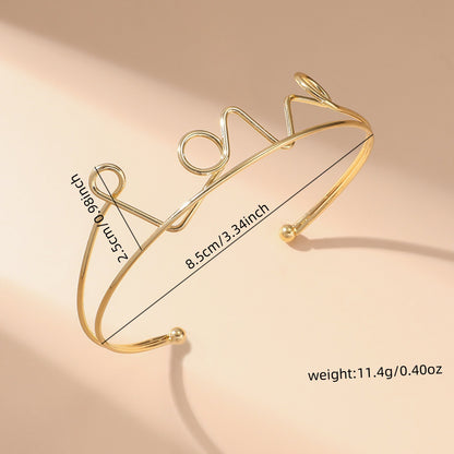 Hollow Flower Butterfly Bracelet