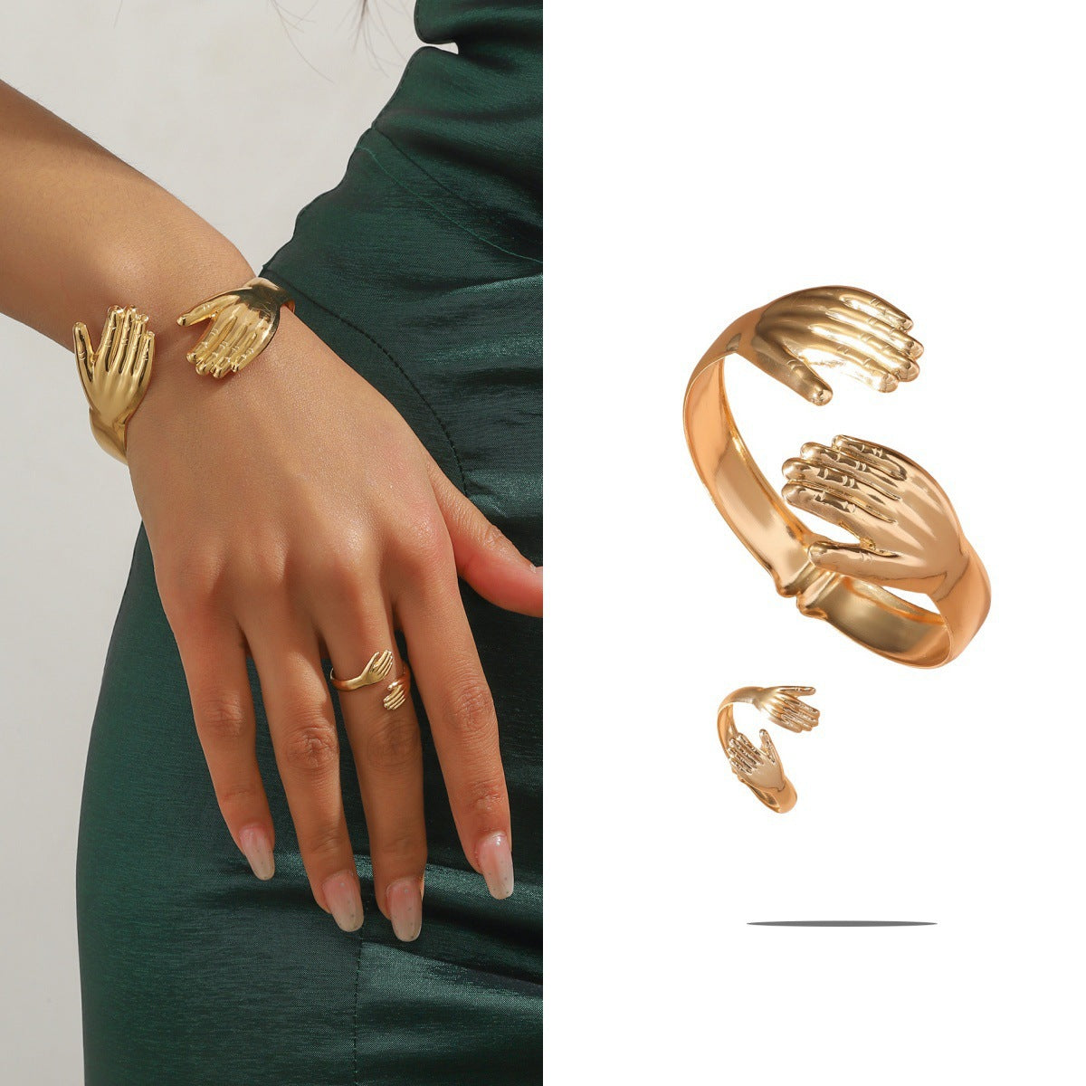 Hollow Flower Butterfly Bracelet