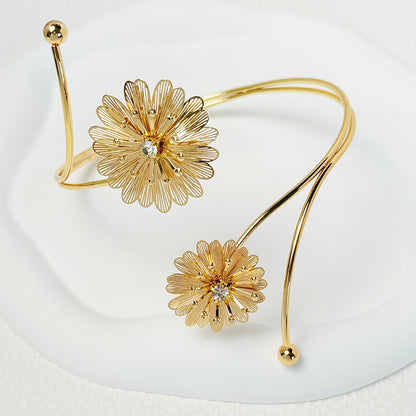 Hollow Flower Butterfly Bracelet