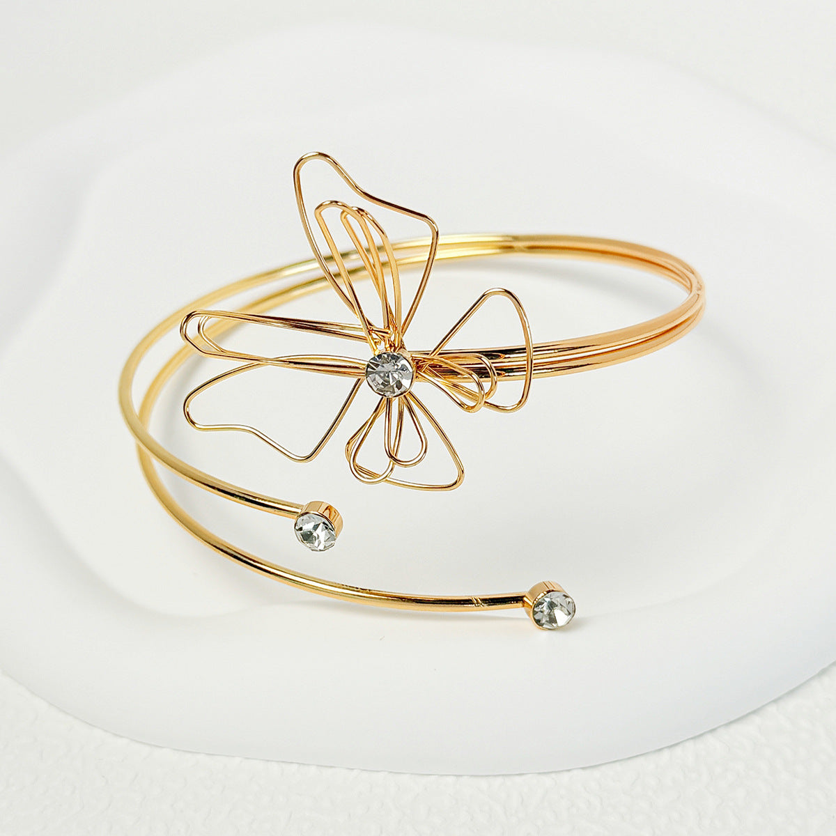 Hollow Flower Butterfly Bracelet