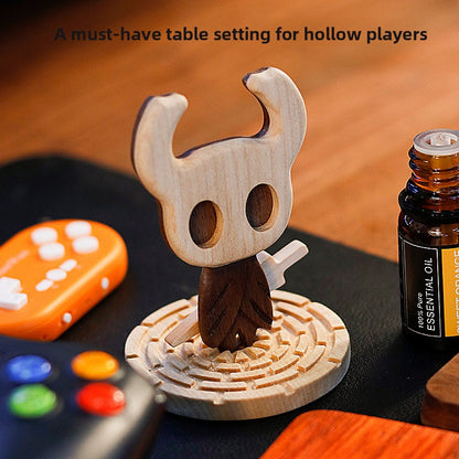 Hollow Knight Figurine Aromatherapy Wooden Desktop Ornament