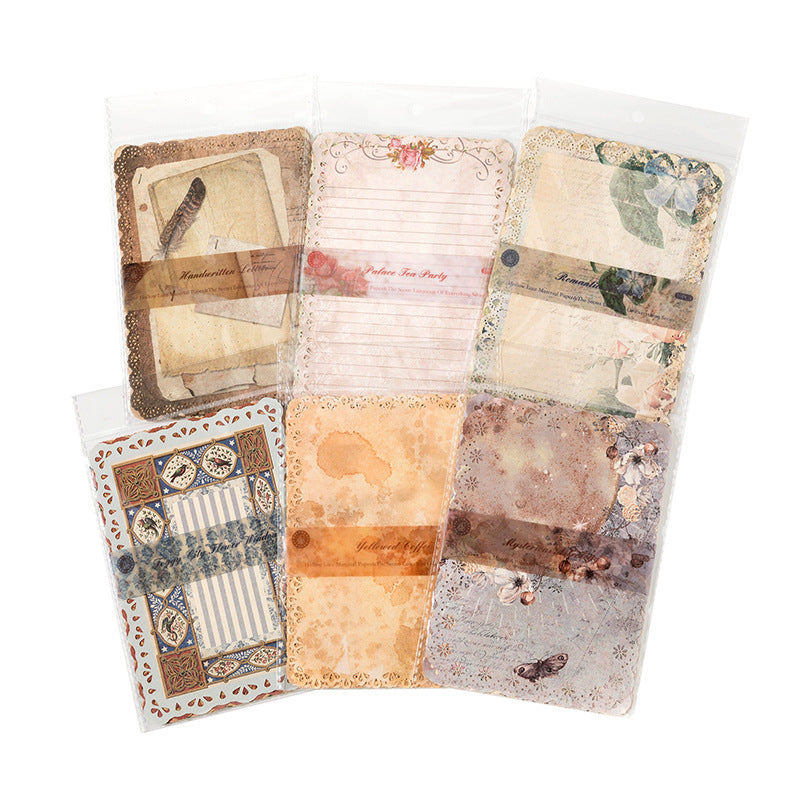 hollow lace material paper