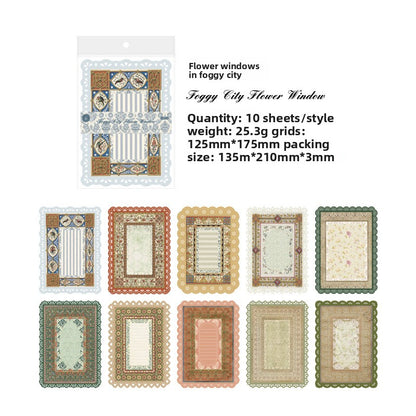 hollow lace material paper