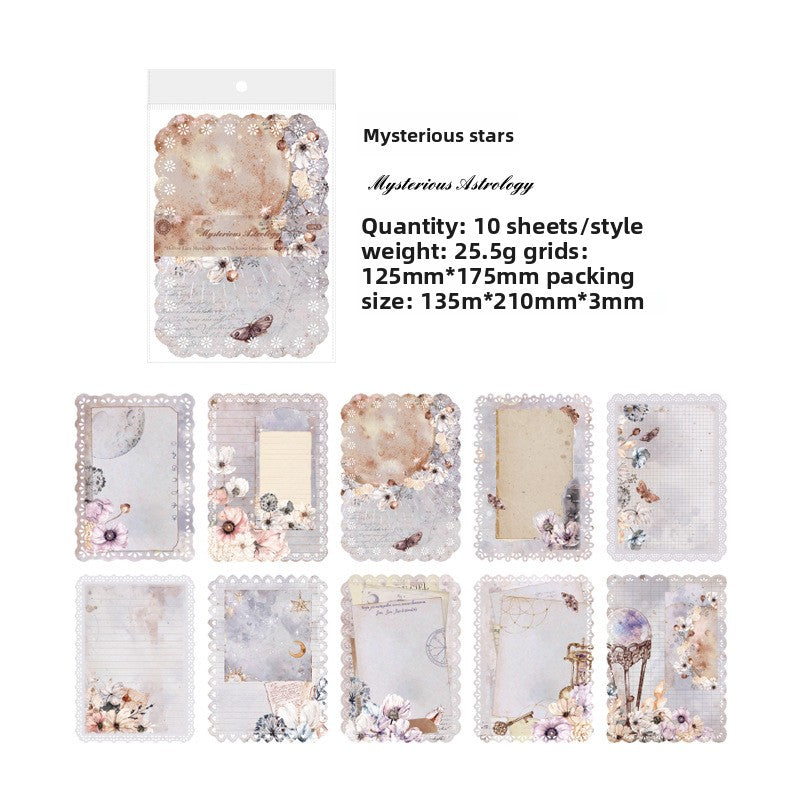 hollow lace material paper
