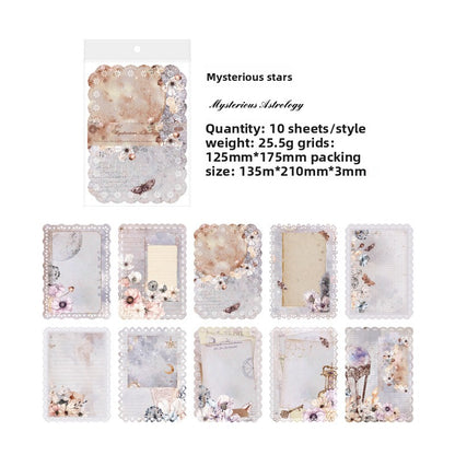 hollow lace material paper