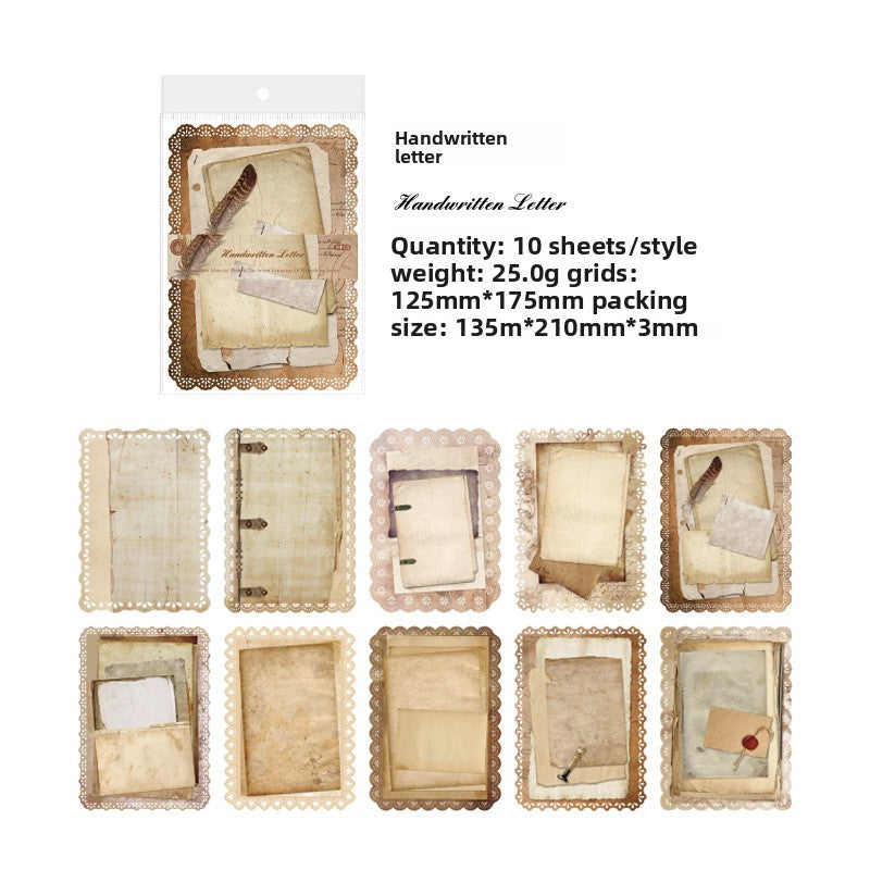hollow lace material paper