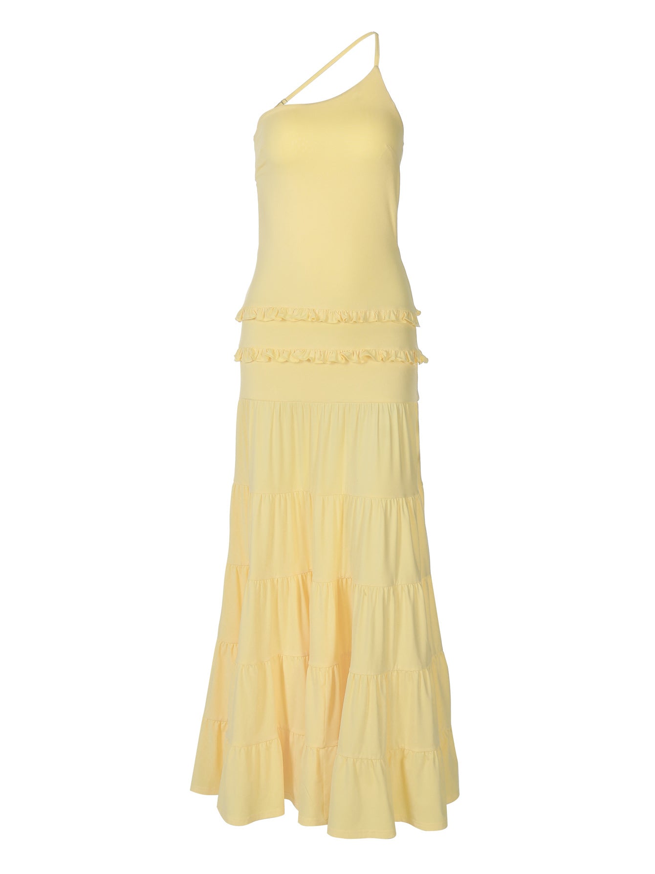 Hollow-out backless dress