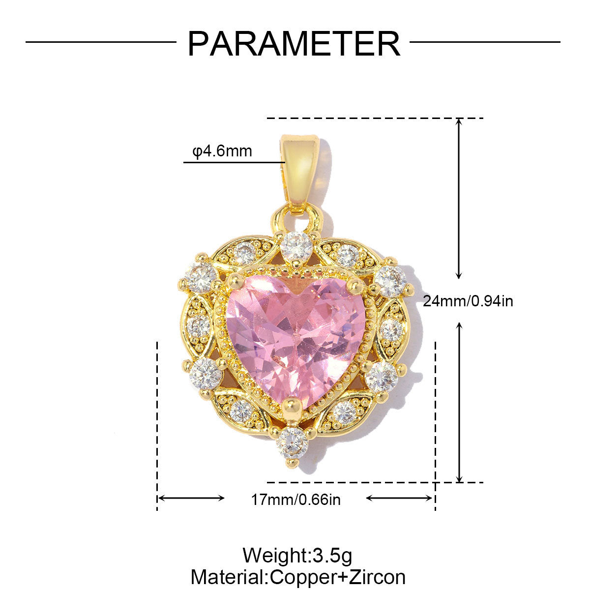 Hollow-out Peach-shaped Pendant Accessory
