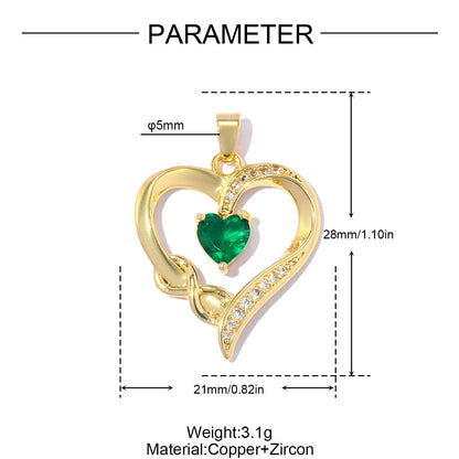Hollow-out Peach-shaped Pendant Accessory