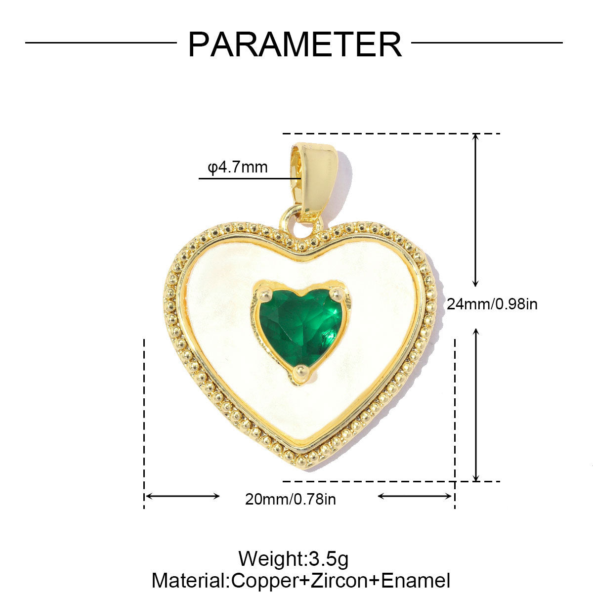 Hollow-out Peach-shaped Pendant Accessory