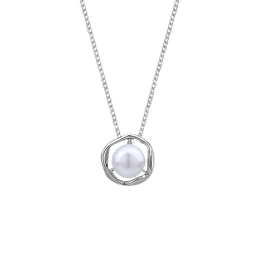 Hollow Pearl Necklace for Women