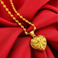 Gold o-shaped chain pendant