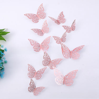 Hollowed-out Butterfly Wall Decal