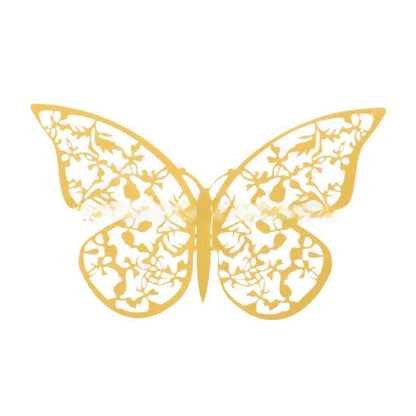 Hollowed-out Butterfly Wall Decal