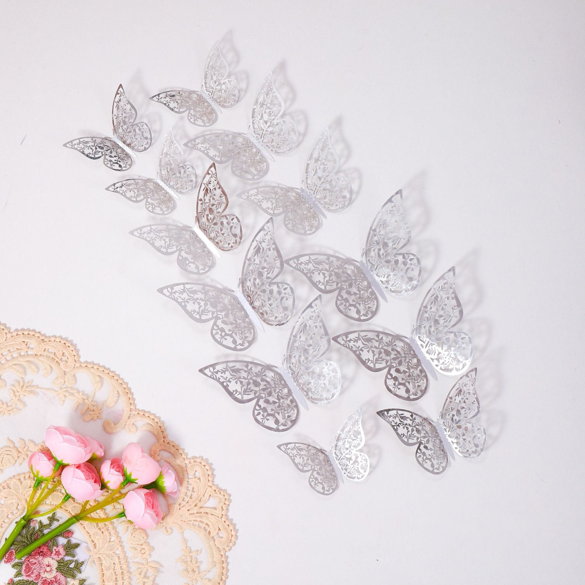 Hollowed-out Butterfly Wall Decal