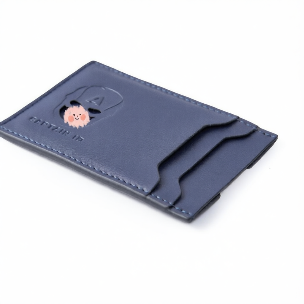 Hollowed-out character card holder