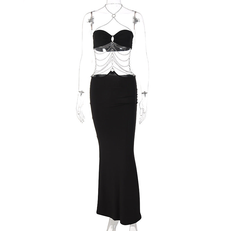 Hollowed-out dress