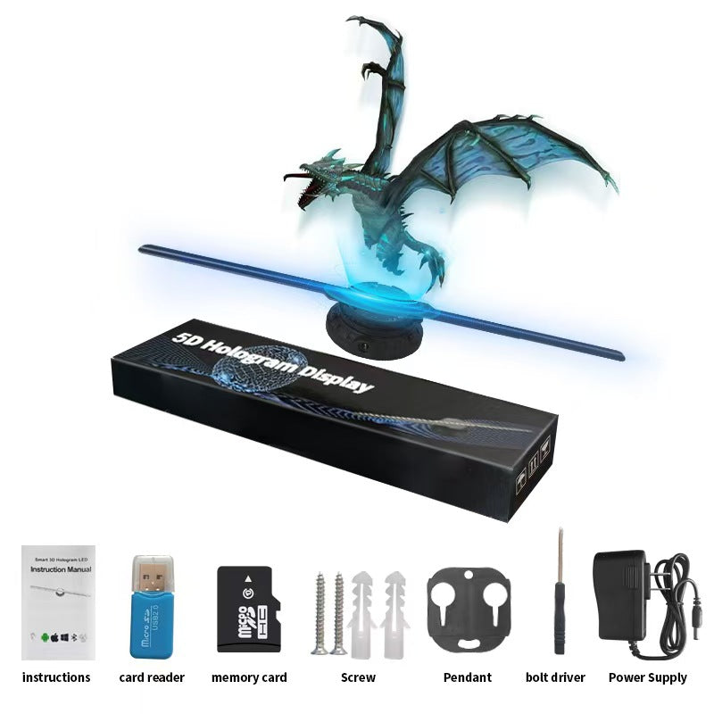 Holographic Fan Projector 3D Display
