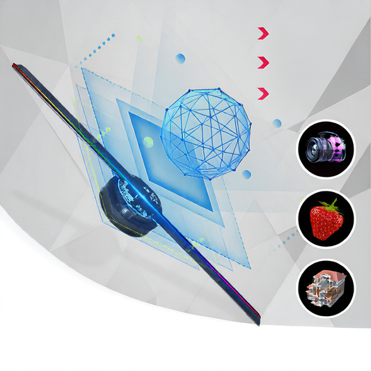 Holographic Fan Projector 3D Display
